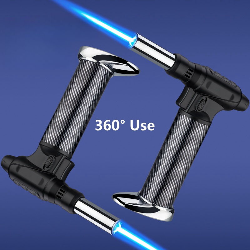 Camping Cooking Torch - 360 ° Газовая зажигалка бутана, встроенная
