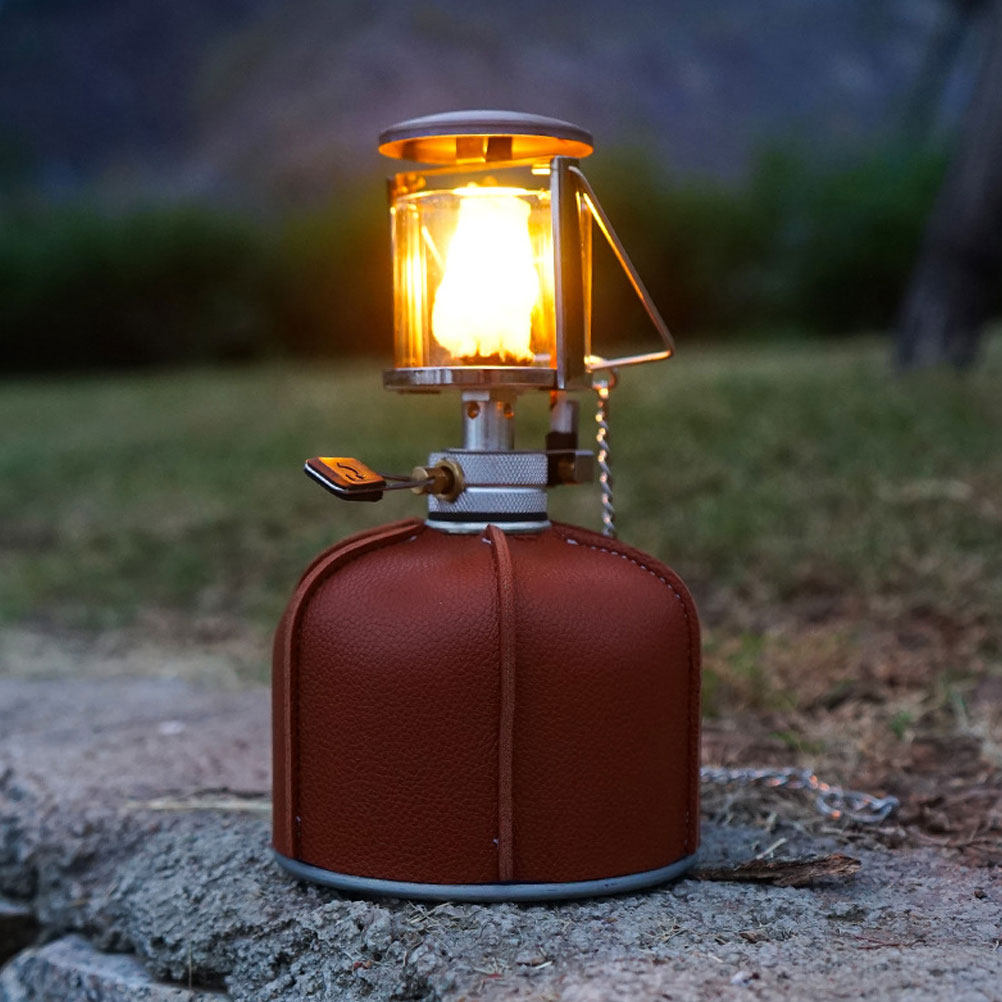 Camping Cooking Materials - Защитный чехол для газового баллона, коричневый,