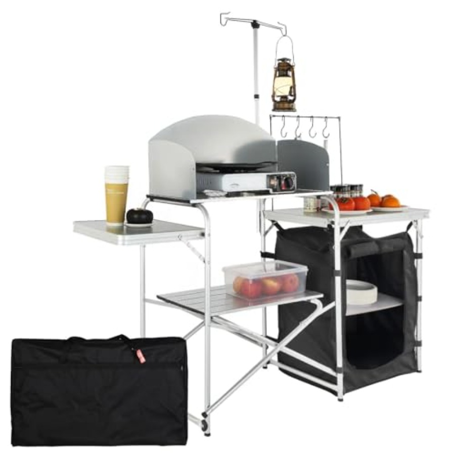 Camping Cooking Cupboard - Складной походный кухонный стол для приготовления