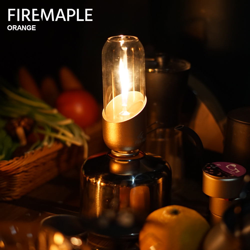 Camping Cooking Light - Огненный кленовый оранжевый газовый фонарь, наружные