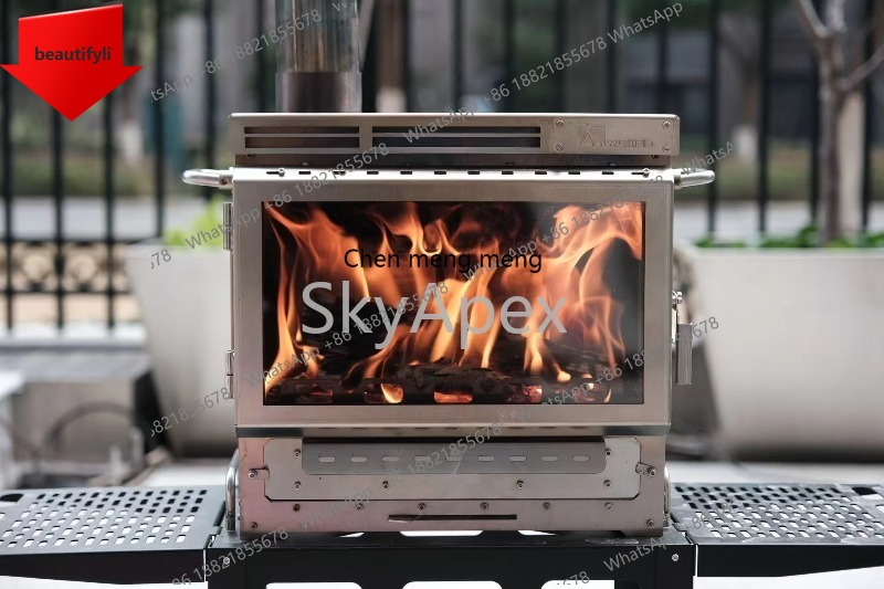 Camping Cooking Materials - a38 Прочная уличная дровяная печь из