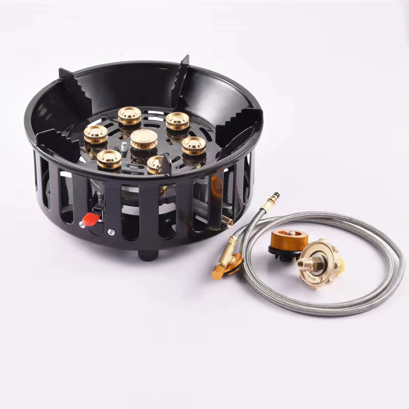 Camping Cooking All In One - 21000 Вт сильная пожарная плита, 7-ядерная