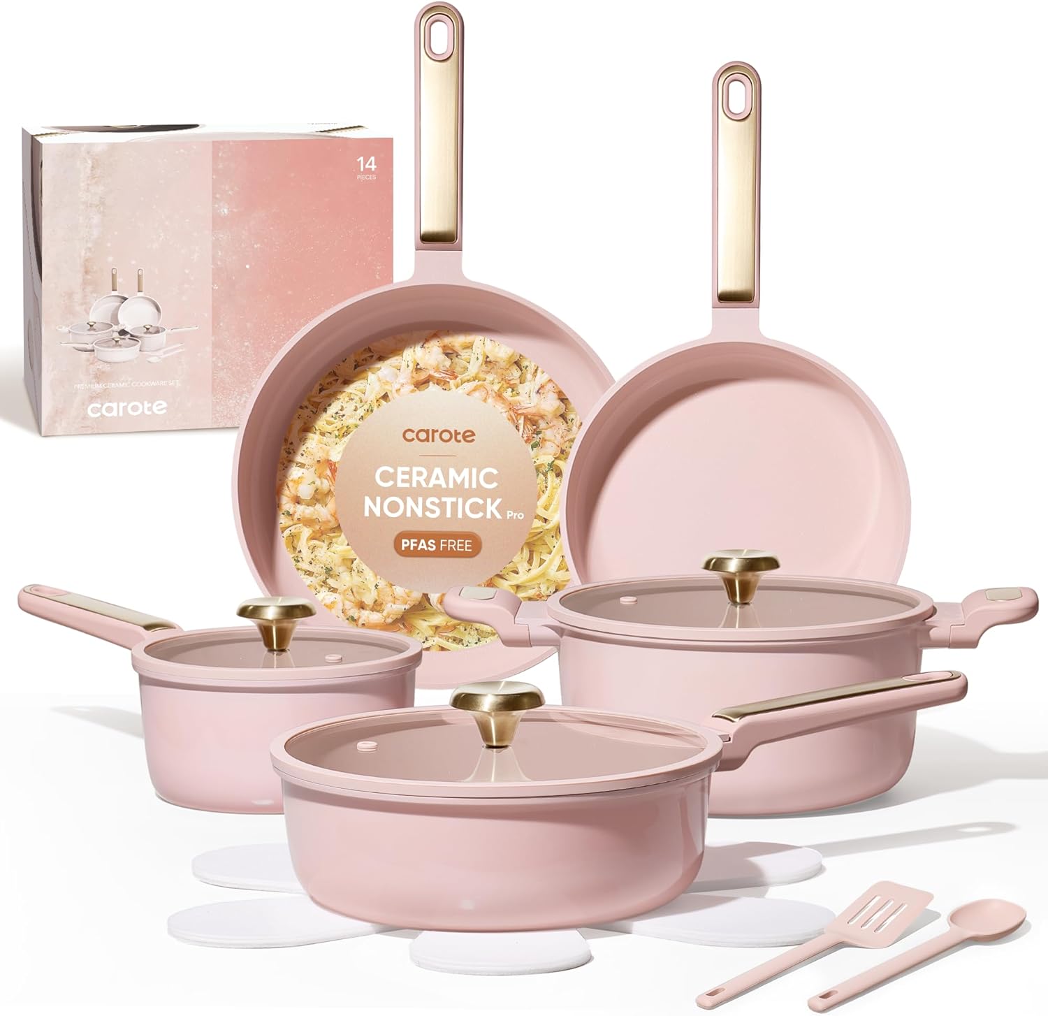 Camping Cooking Set Non Stick - Набор керамической посуды с антипригарным покрытием,
