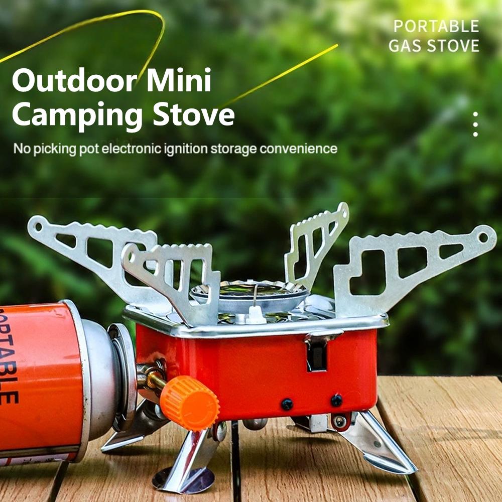 Camping Cooking Light - Портативная складная ветрозащитная газовая плита для