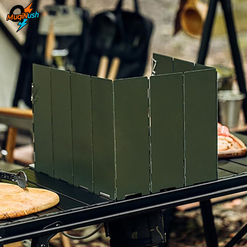 Camping Cooking Materials - Легкое ветровое стекло для кемпинга MuqiNush,