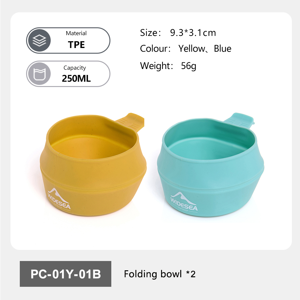 Camping Outdoor Cooking Equipment - Widesea Camping 250 мл мягкая складная