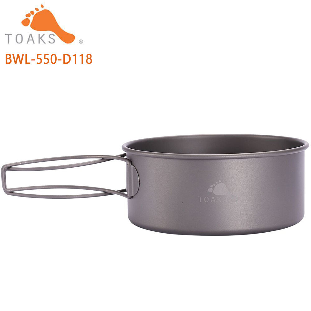 Походная титановая миска TOAKS – обзор и цена Camping Outdoor Cooking Equipment