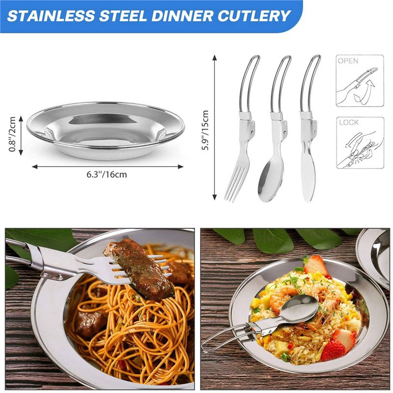 【КУПАТЕЛИ】Посуда для кемпинга, – обзор и цена Camping Outdoor Cooking Equipment
