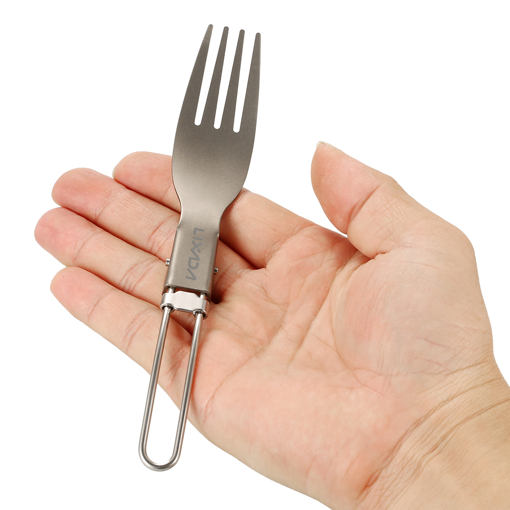 Lixada Титановая складная вилк – обзор и цена Camping Cooking Knife