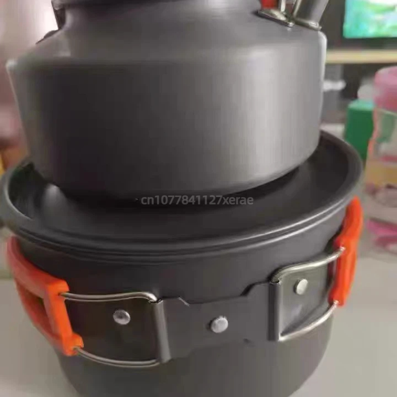 Многоместный набор для пригото – обзор и цена Camping Cooking Set Non Stick