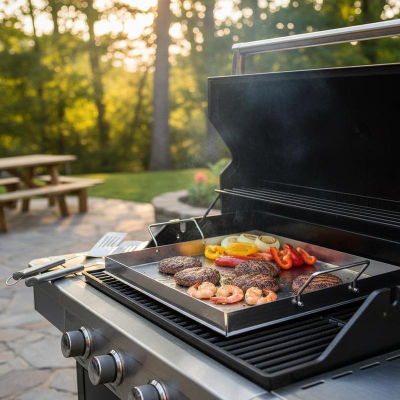 Универсальная плоская сковород – обзор и цена Camping Outdoor Cooking Equipment