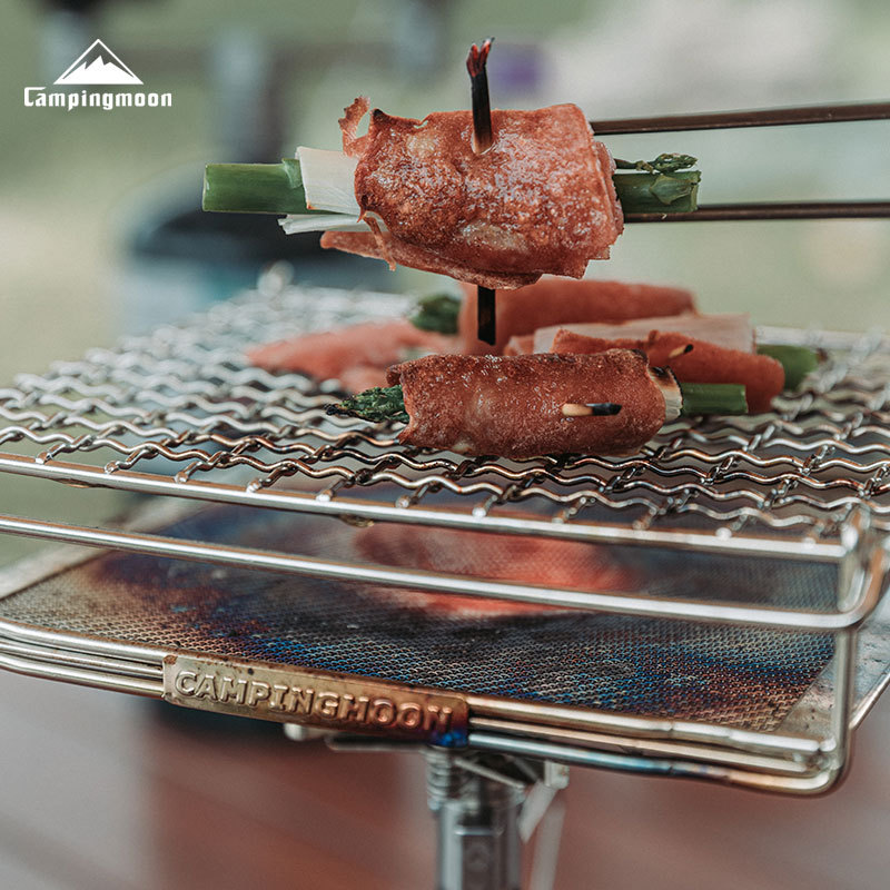 CAMPINGMOON Складная решетка д – обзор и цена Camping Cooking Meat