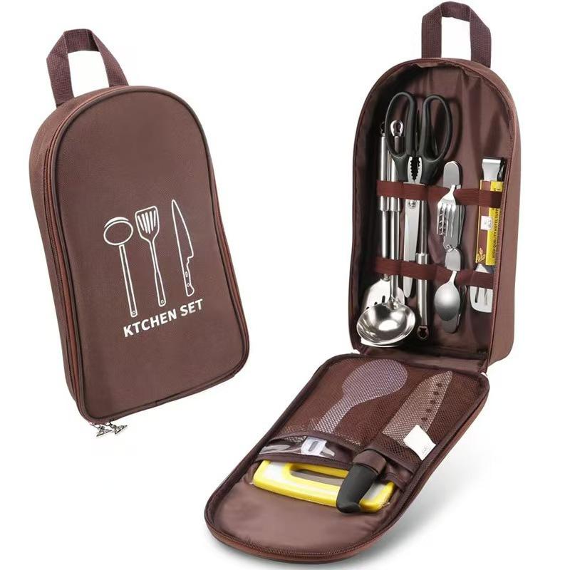 Сумка-органайзер для походной  – обзор и цена Camping Cooking Utensil Organizer
