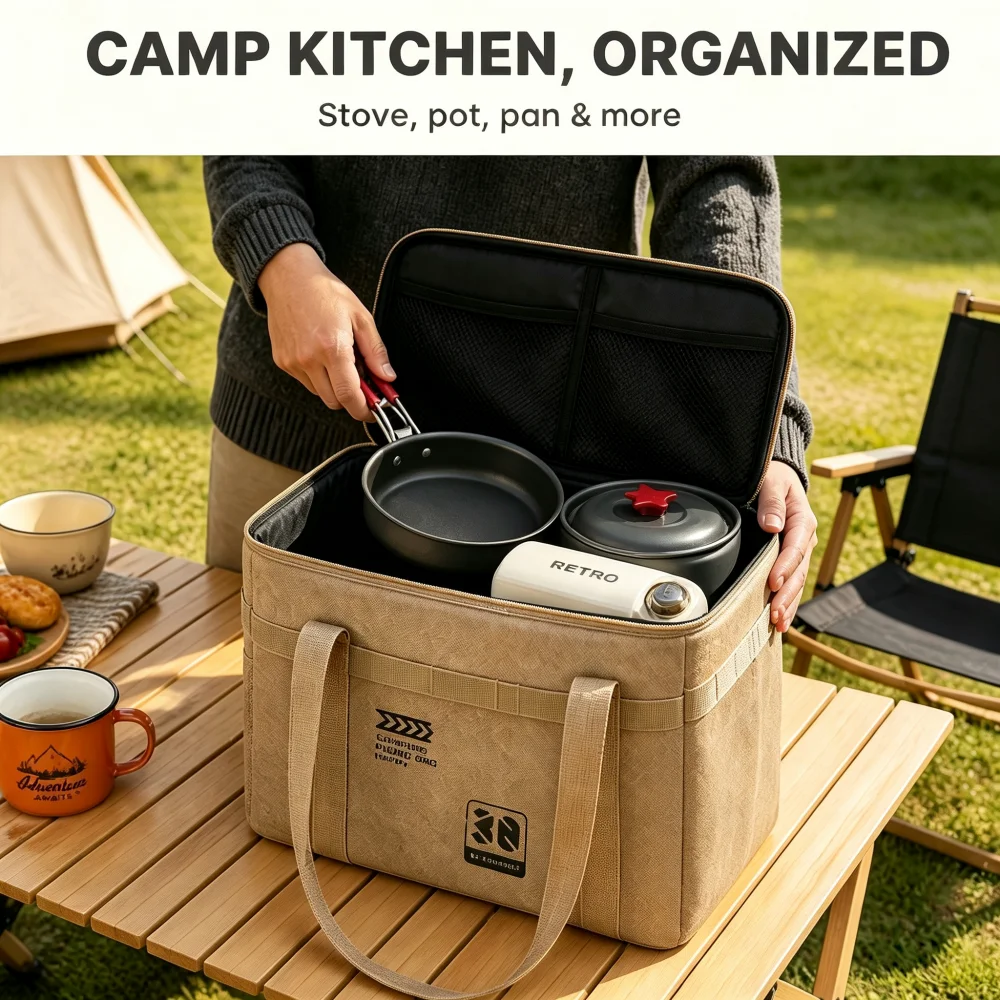 Сумка для хранения походной по – обзор и цена Camping Cooking Cupboard
