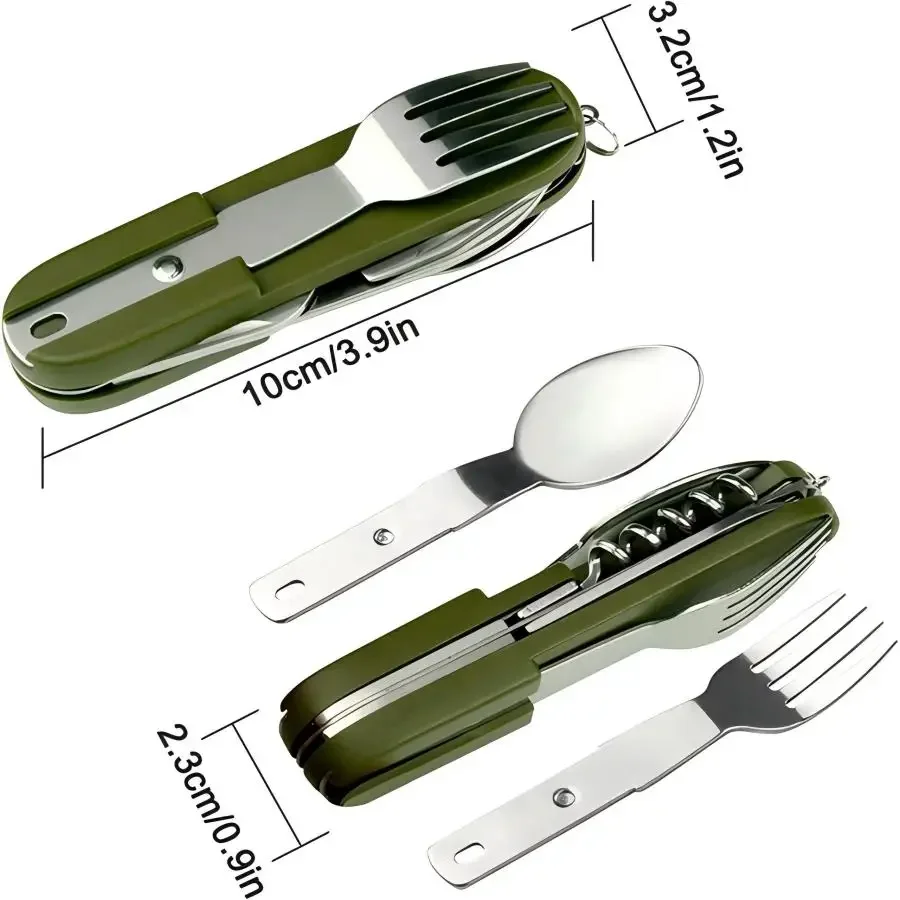 Набор для кемпинга 5-в-1 из не – обзор и цена Camping Cooking Utensils