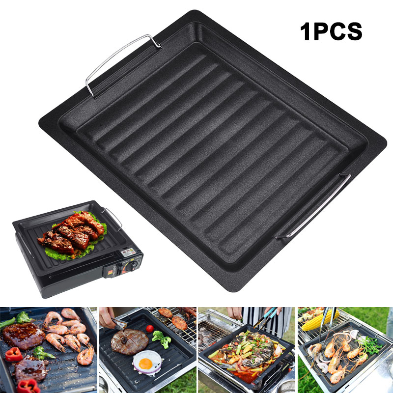 Уличная толстая квадратная ско – обзор и цена Camping Cooking Set Non Stick