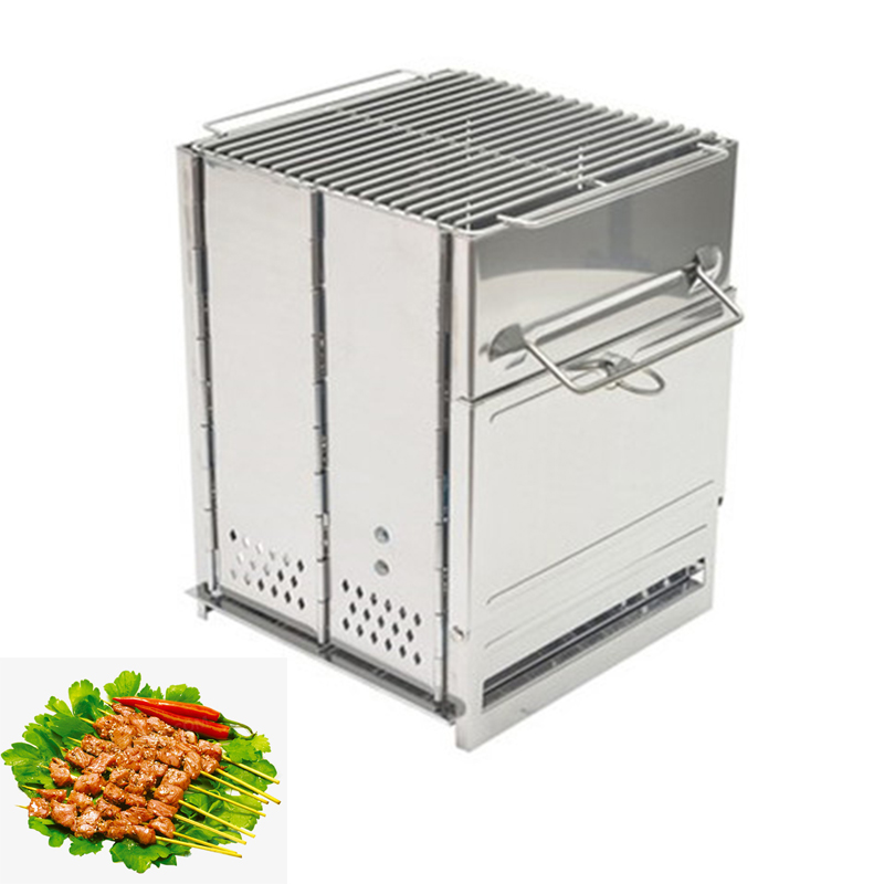Портативная разборная дровяная – обзор и цена Camping Outdoor Cooking Equipment