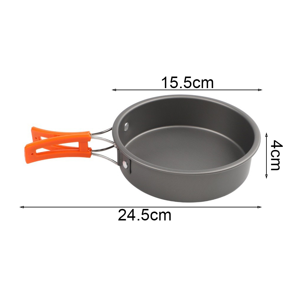 1 шт. сковорода из алюминия, б – обзор и цена Camping Cooking Set Non Stick