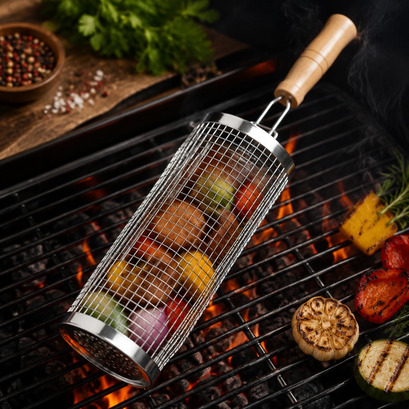 Набор круглых корзин для гриля – обзор и цена Camping Cooking Meat