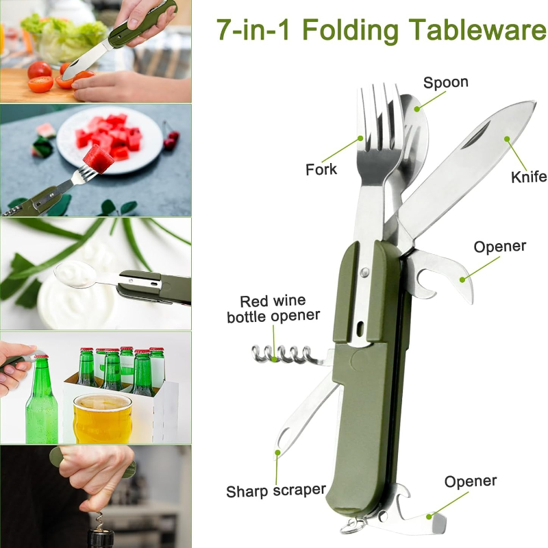 Многофункциональная уличная по – обзор и цена Camping Cooking Knife